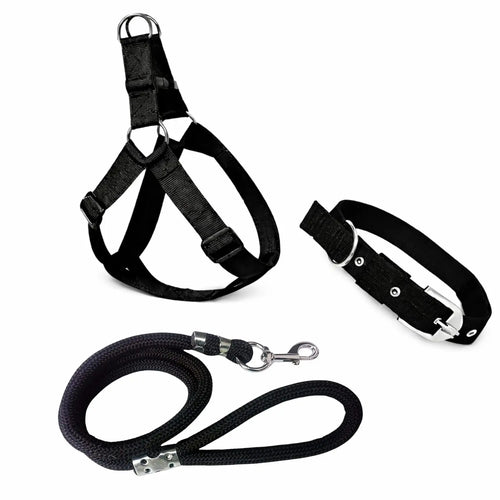 adjustable dog harness set