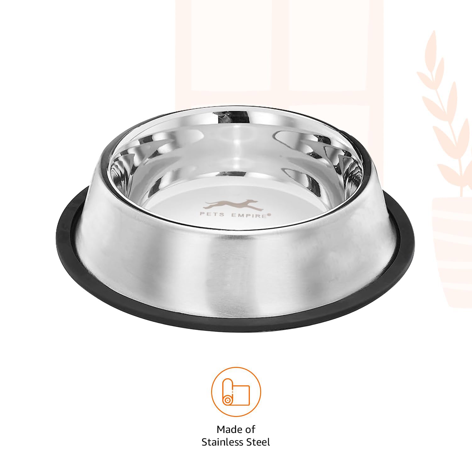 Stainless Steel Dog & Cat Food Bowl Set (2 x 700ml) My Store 10