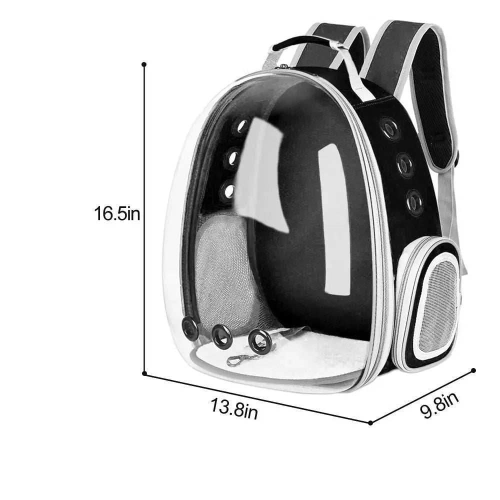 transparent pet carrier backpack