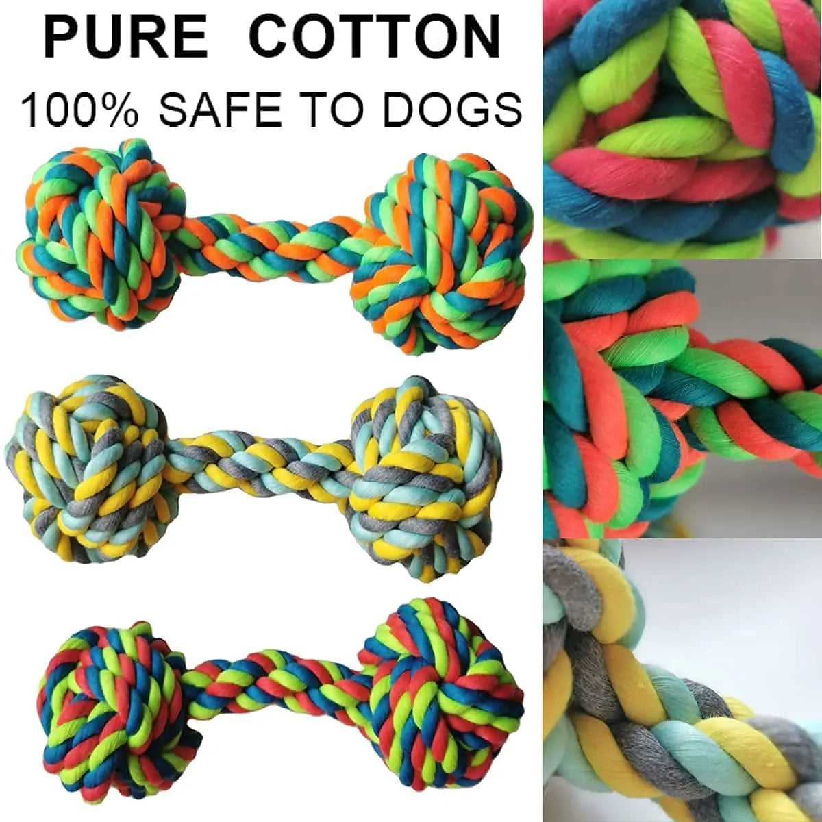 Dog Chew & Rope Toy Set (Pack of 6) My Store 10