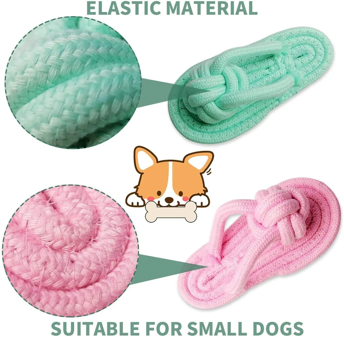 Dog Chew & Rope Toy Set (Pack of 6) My Store 10