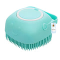 pet grooming brush with shampoo
